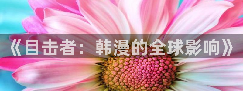 51漫画免费看,：《目击者：韩漫的全球影响》